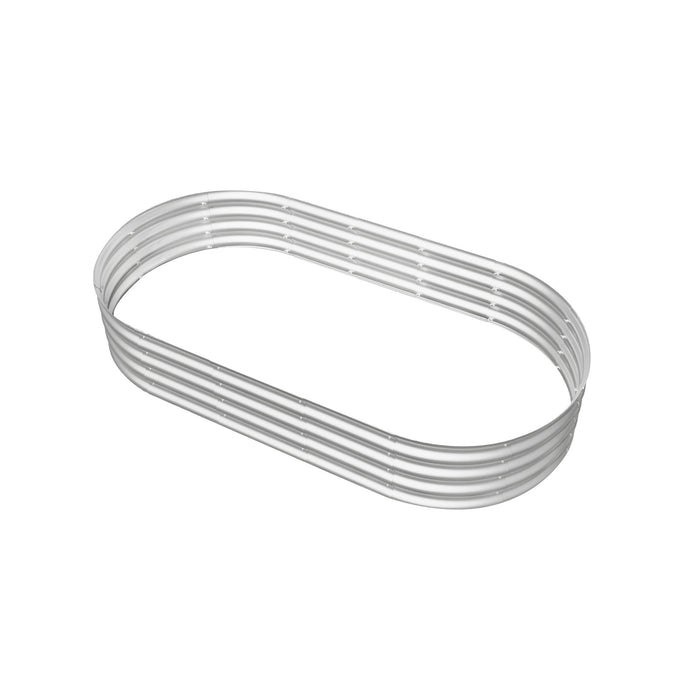 Heavy Duty Galvanized Raised Garden Bed Kit For Vegetables, Flowers & Herbs