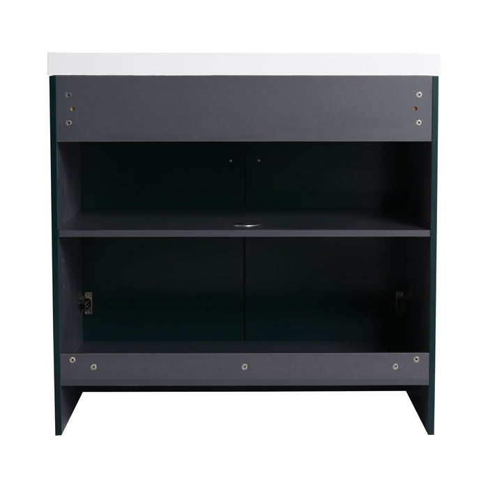 Modern Freestanding Bathroom Vanity With Soft Close Cabinet Doors