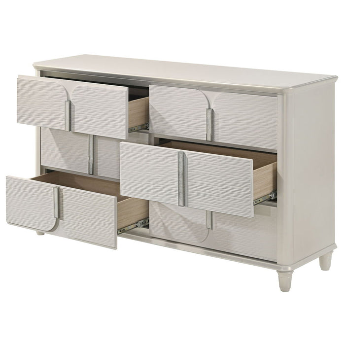 Laveda - Dresser - Pearl White