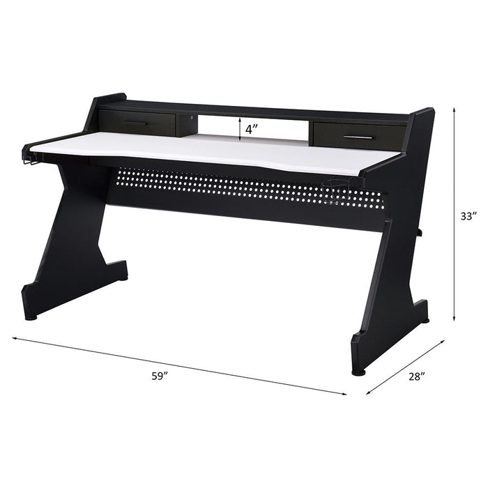 Bigga - Gaming Desk - Black & White
