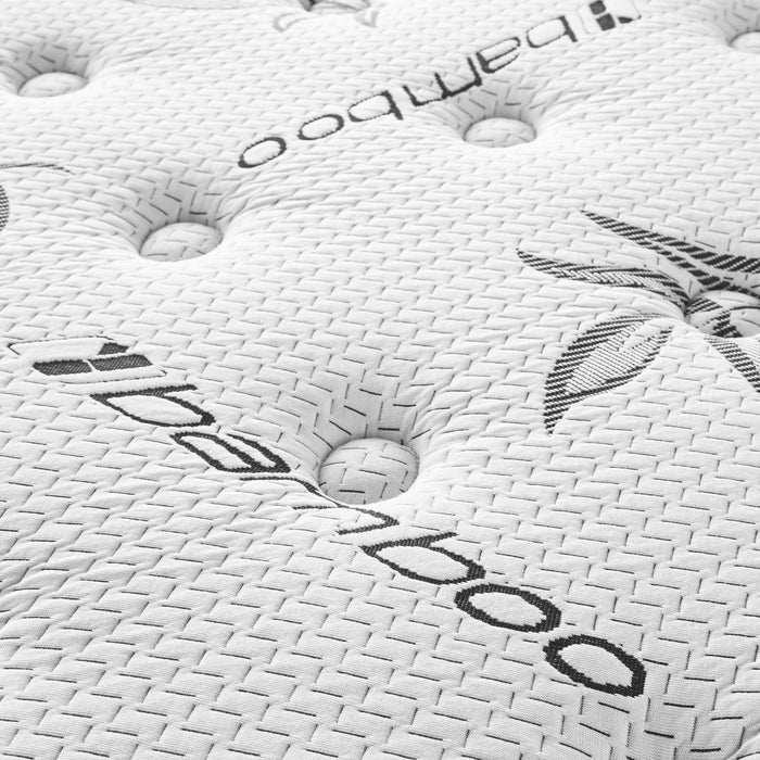 Vancouver - 13" Euro Top Hybrid Mattress With Bamboo Cover And Gel Memory Foam