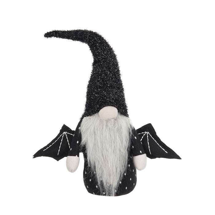 Gnome With Wings Decor, For Halloween Decor - Black White