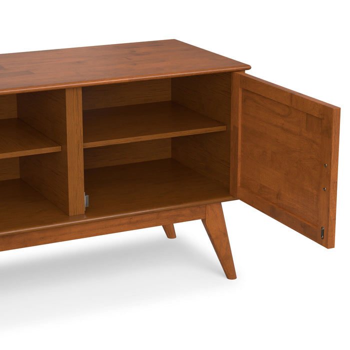 Draper - Handcrafted Mid Century Low TV Media Stand
