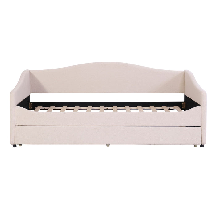 Design Upholstered Daybed With Light And Trundle