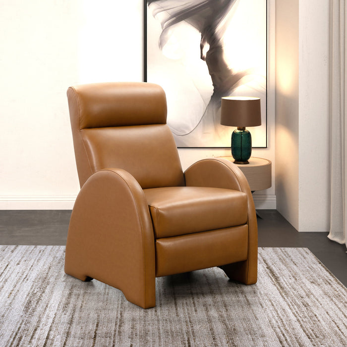 Clair - Recliner Push Thru The Arm - Pretty G-Yellow Brown