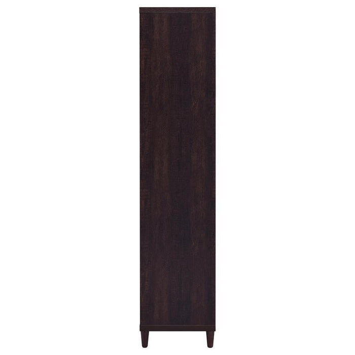 Wadeline - 2 Door Tall Accent Storage Cabinet - Rustic Tobacco