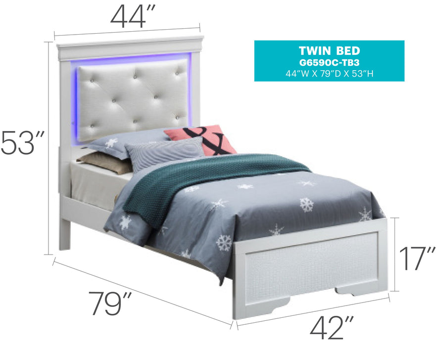 LED Elegant Bed