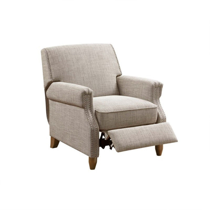 Julian - Push Back Recliner With Reclining Function - Sand