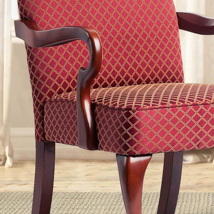 Delaney - Elegant Gooseneck Arm Chair With High Back