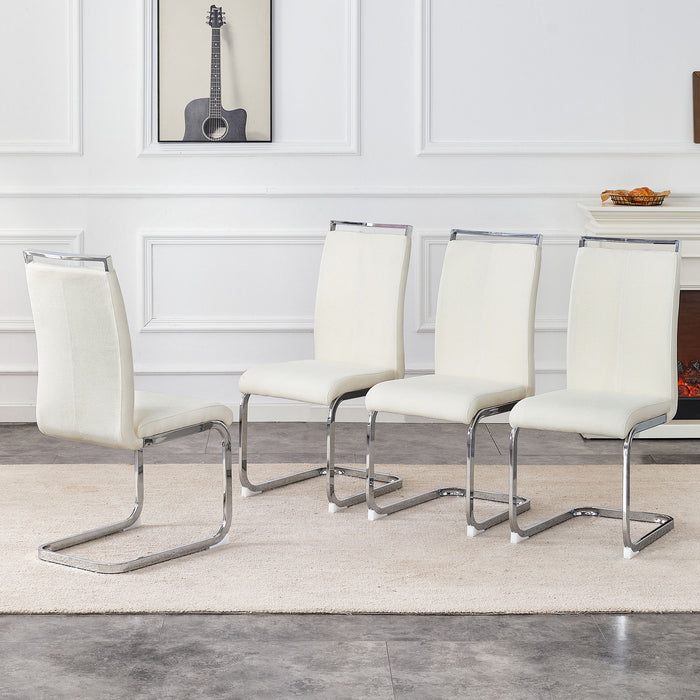 Dining Chairs With Ergonomic Backrest