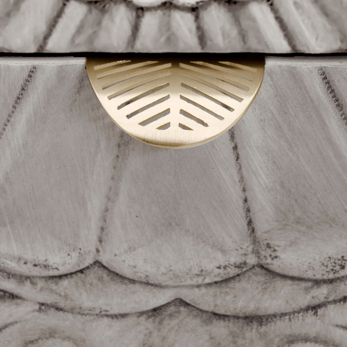 3 Drawer Cabinet, American Furniture, Suitable For Bedroom, Living Room - Light Gray