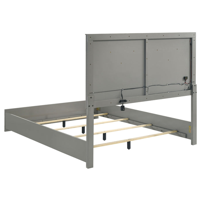 Pierce - Panel Bed LED Headboard