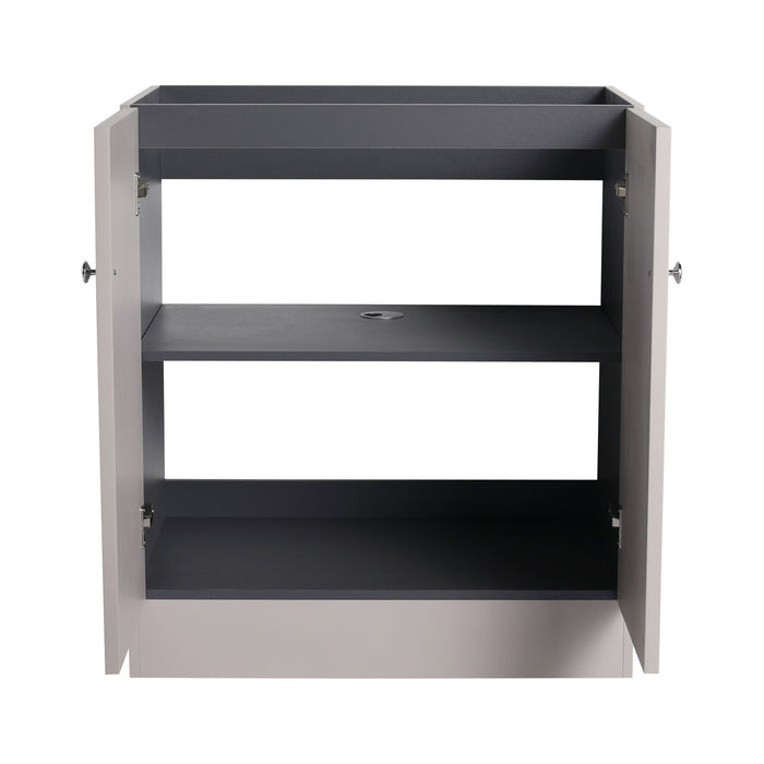 Modern Freestanding Bathroom Vanity With Soft Close Cabinet Doors