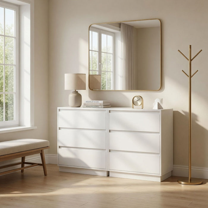 3 Drawer Nightstand, Bedroom Side Table