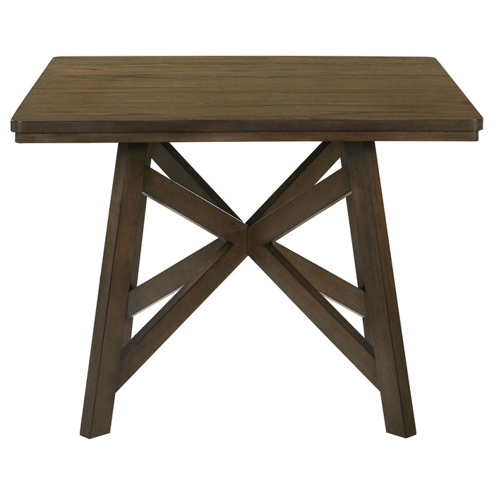 Maxine - 5 Piece Counter Height Dining Set - Brown