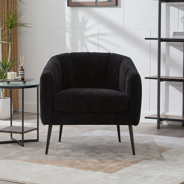 Vanity Barrel Accent Lounge Chair