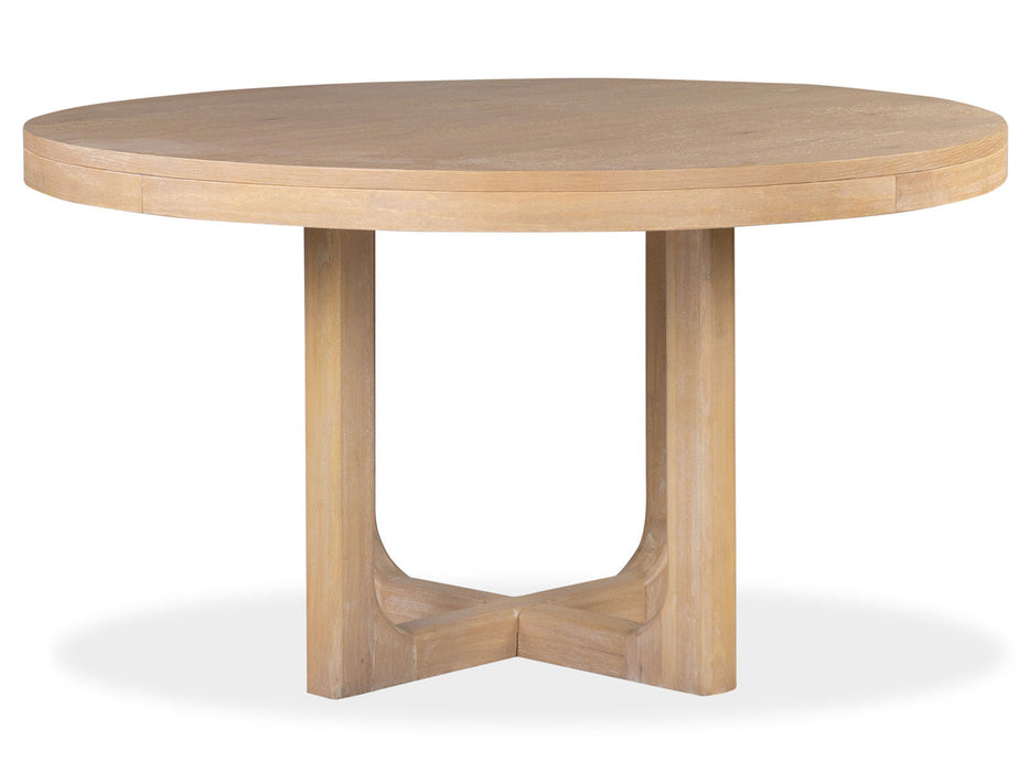 Somerset - Round Dining Table - Butternut and Omari Natural