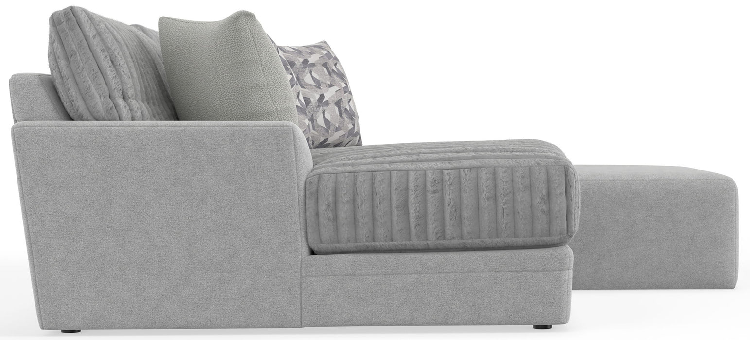Titan - Sectional With Comfort Coil Seating, Cocktail Ottoman And Accent Pillows Included