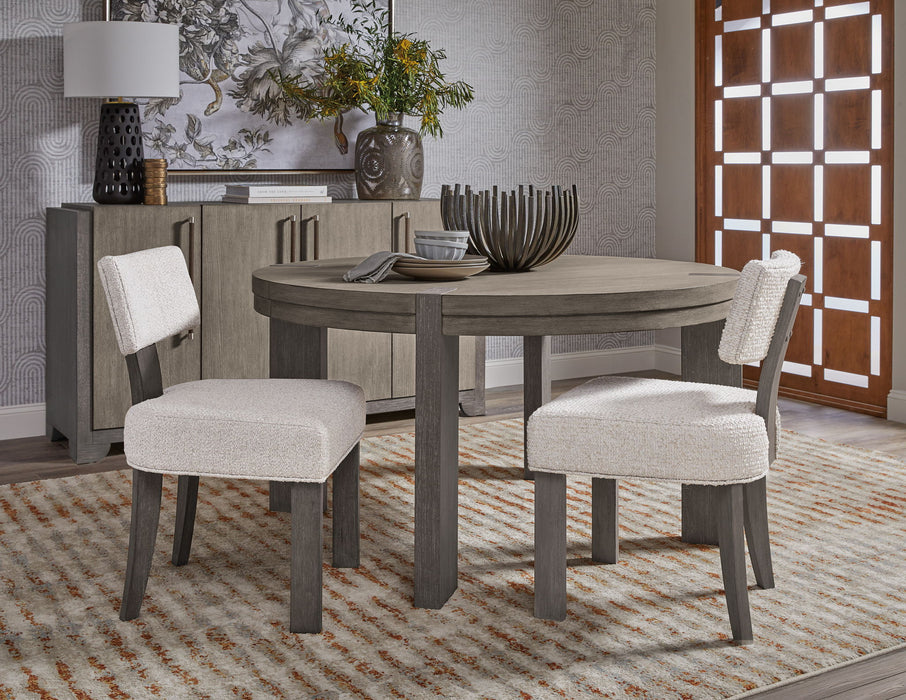 Anderson Park - Round Dining Table - Moose Trail / Frontier Brown