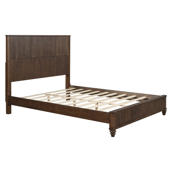 Platform Bed Frame & Tall Headboard