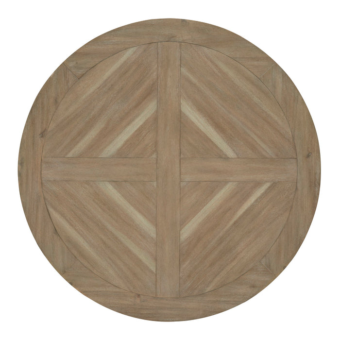 Ainsley - Round Dining Table - Cerused Khaki