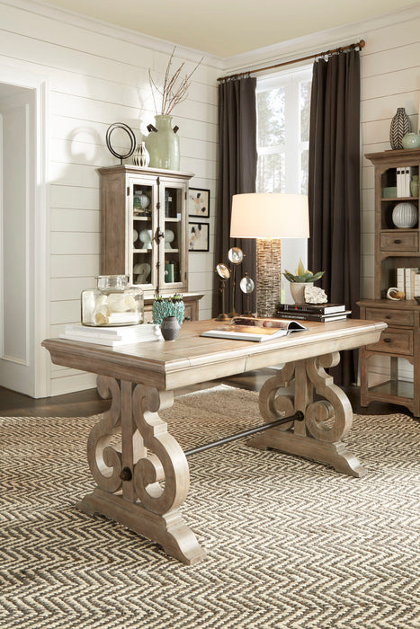 Tinley Park - Writing Desk - Dove Tail Gray