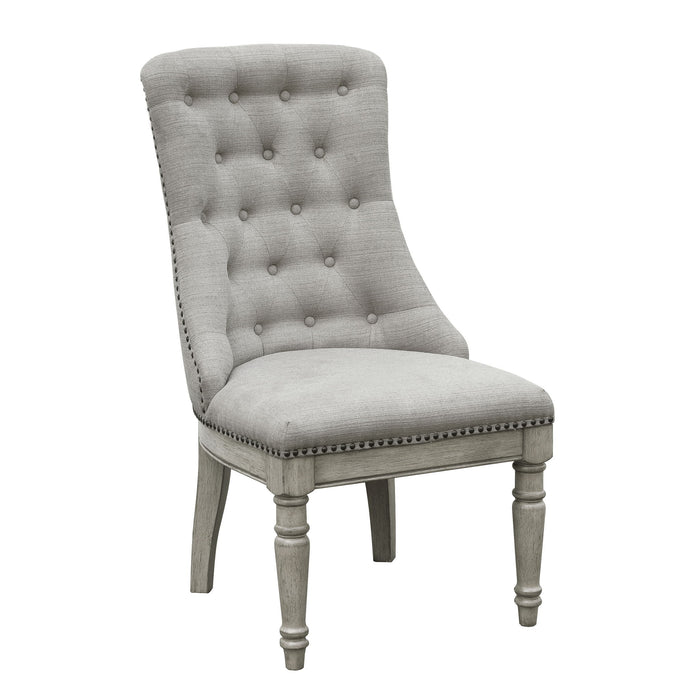 Madison Ridge - Host Chair (Set of 2) - Buff Gray