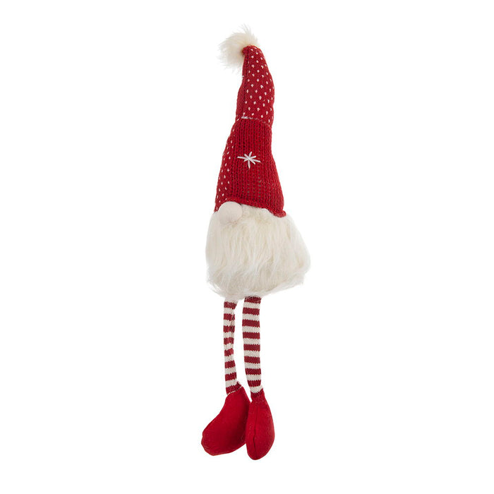 Christmas Gnomes Decorations, Christmas Table Home Ornaments For Holiday Party Gifts (Set of 2) - White / Red
