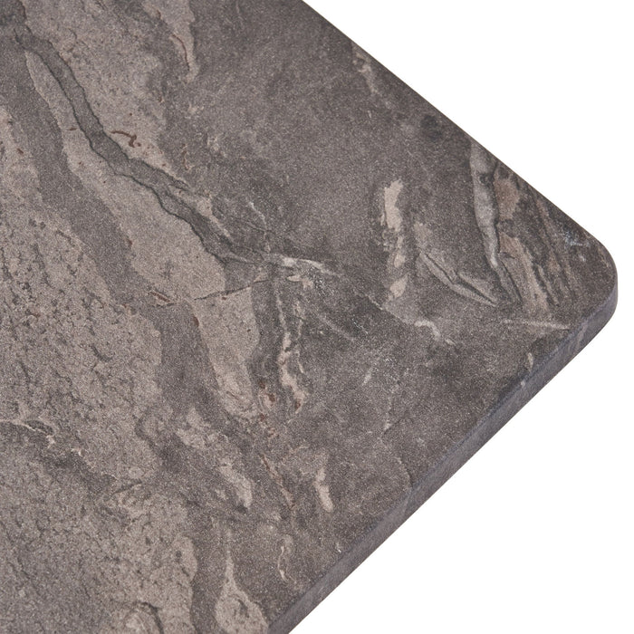 Modern Bar Height Dining Table, Rubberwood Legs And Laminate Table Top