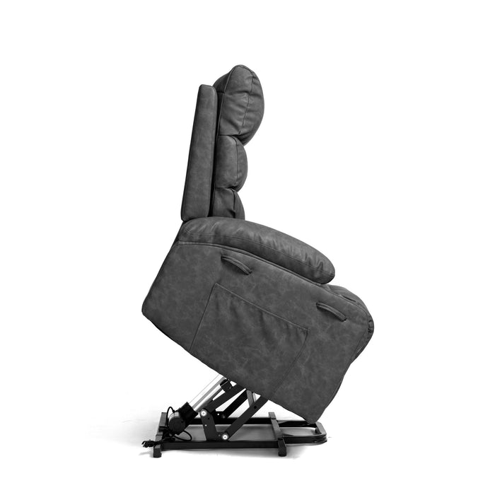 Large Size Electric Power Lift Recliner Chair Sofa With 8 Point Vibration Massage And Lumbar Heat