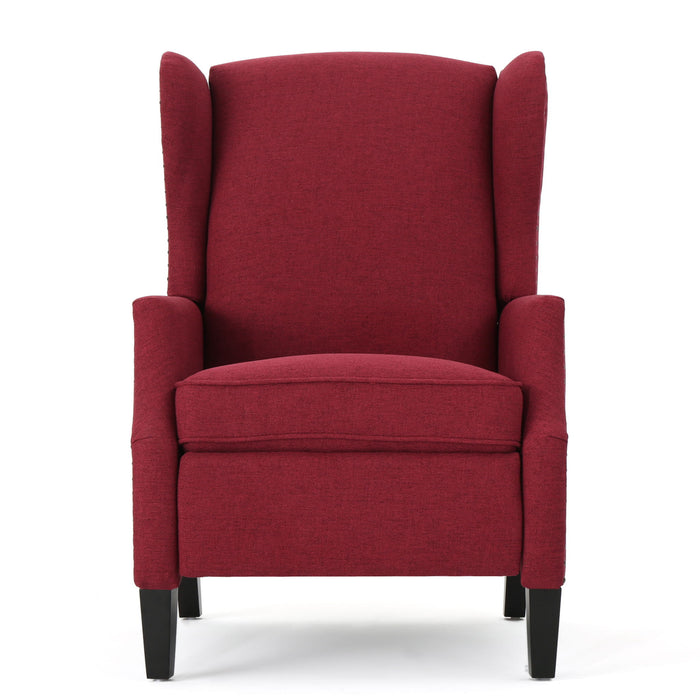 Westeros Wing Back Fabric Upholstered Recliner