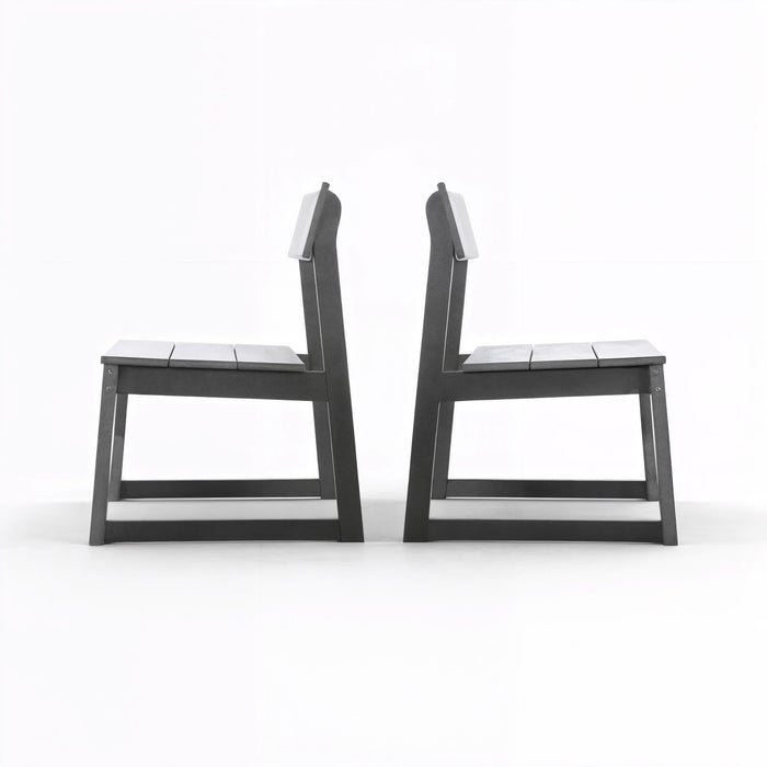 All Weather Patio Dining Chairs (Set of 2)