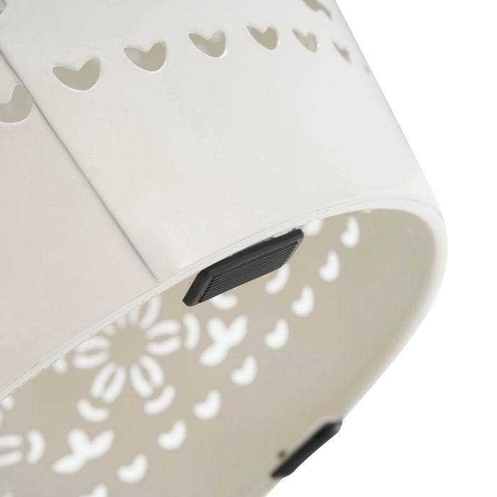 Ruby - Boho Mosaic Side Table With Ceramic Tile Top