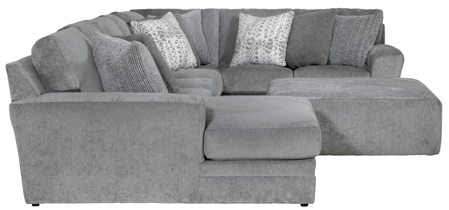 Glacier - Sectional With Cocktail Ottoman