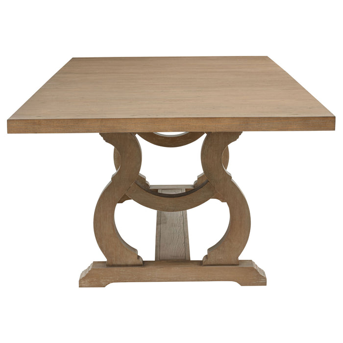 Brockway 5-piece Extension Leaf Dining Set Barley Brown