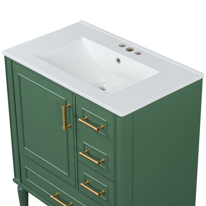 Traditional Bathroom Vanity Set With Soft Close Doors