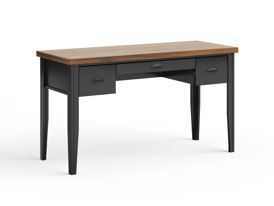 Essex - Writing Desk - Black, Whiskey