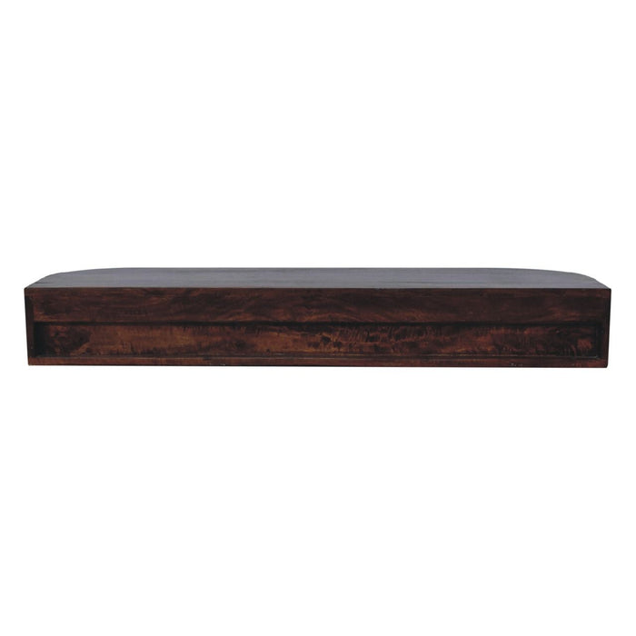 Lunar - 2 Drawer Floating Console - Chestnut