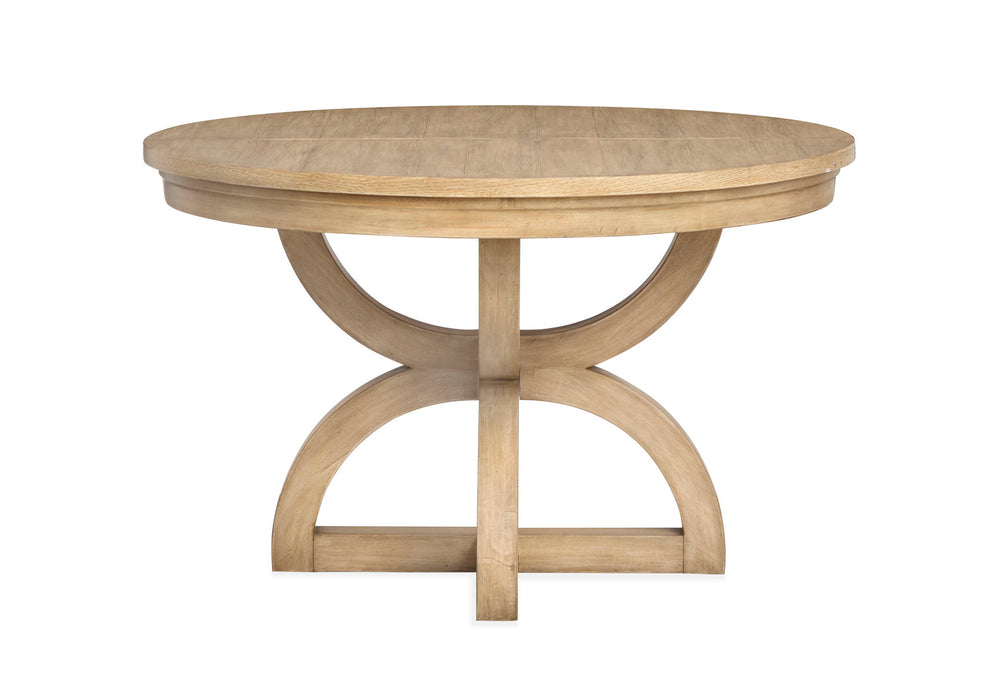 Coventry - Extendable 48" Round Dining Table - Honey Wheat