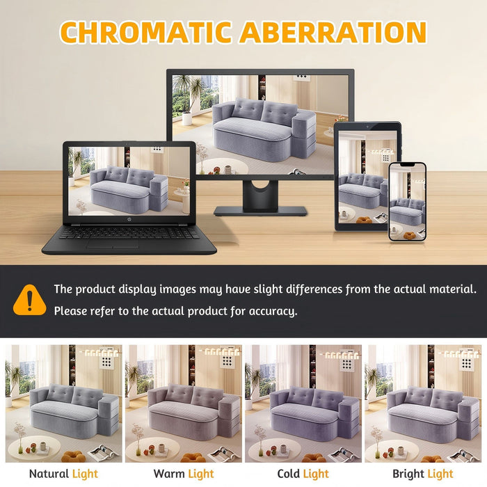 Convertible Floor Sofa Bed With Multi Functional Blanket