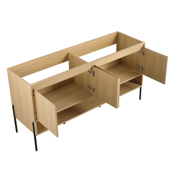 Freestanding Bathroom Vanity & Soft Close Cabinet Doors