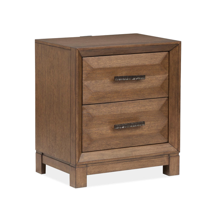 Callisto - Drawer Nightstand - Bourbon Brown