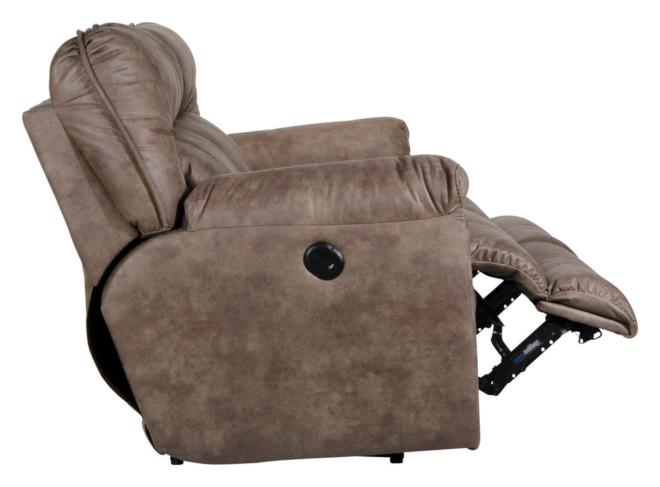 Hollins - 88" Power Reclining Sofa - Coffee