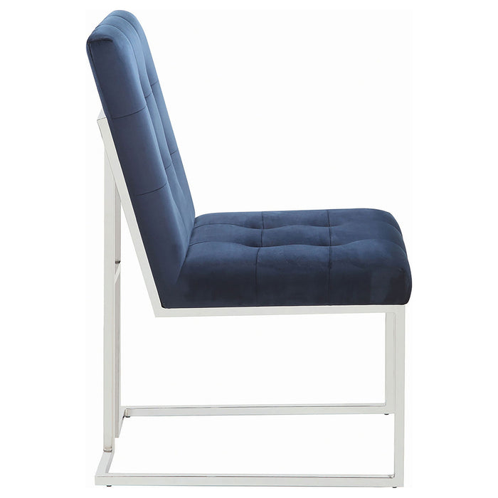 Tufted Back Upholstered Dining Chair (Set of 2)