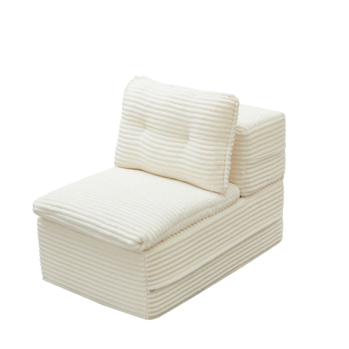 Multi Functional Sectional Sofa Bed With Independent Chaise Lounge And Functional Blanket