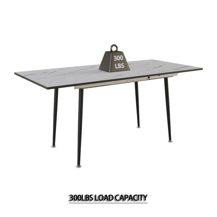 Modern Extendable Dining Table And Chair Set