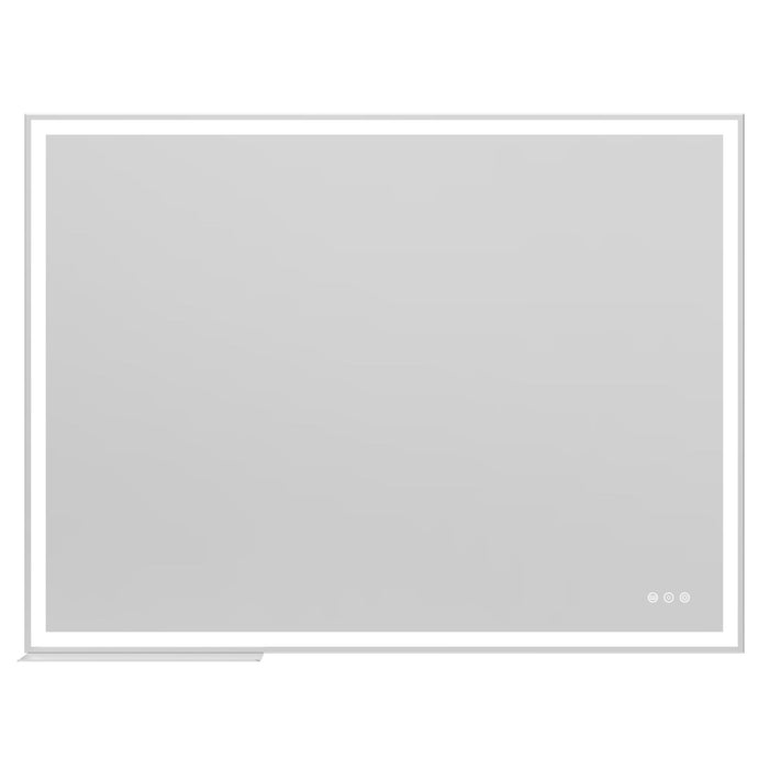 LED Bathroom Vanity Mirror Wall Mounted Adjustable White / Warm / Natural Lights Anti-Fog Touch Switch With Memory Modern Smart Large Bathroom Mirrors