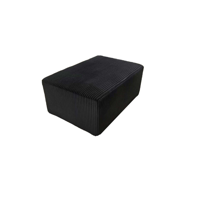 Upholstered Ottoman, Lounge Furniture - Black