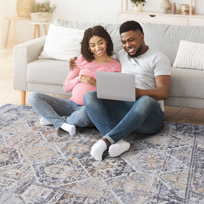 Payas - 6' X 9' Traditional Area Rug - Multi