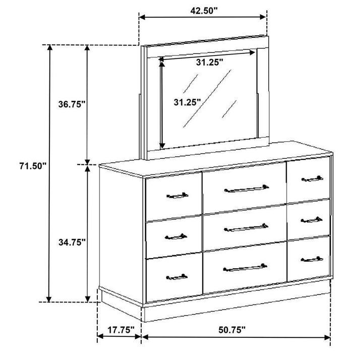 Fenwick - 9-Drawer Dresser